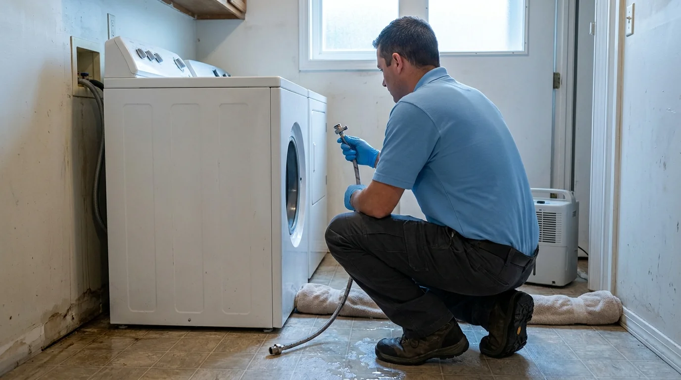 Appliance Leak Cleanup
