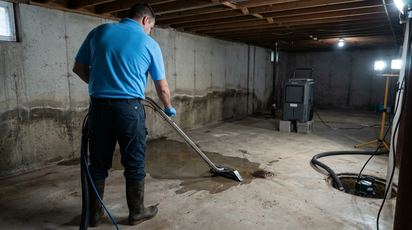 Basement Flooding Cleanup